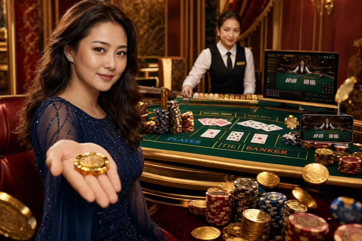 nbaja Live Baccarat Table Game